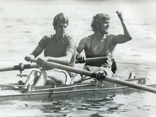 Rene Kieft en Bernard Luttikhuizen in 1972