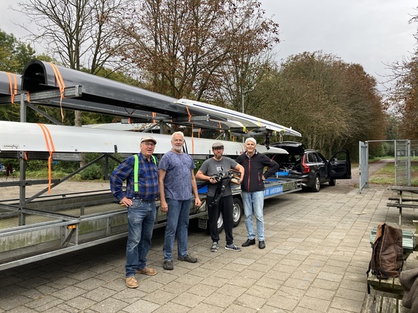 De botenwagen is geladen