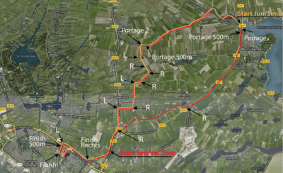 parcours Waterland Marathon